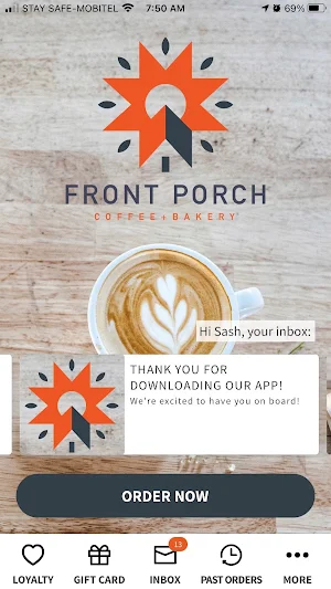 Front Porch Coffee Screenshot 0