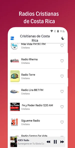 Radios Cristiana de Costa Rica Screenshot 3