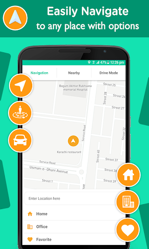 GPS, Maps, Navigations & Directions, Voice GPS Screenshot 0
