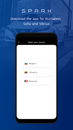 SPARK car sharing Screenshot 1