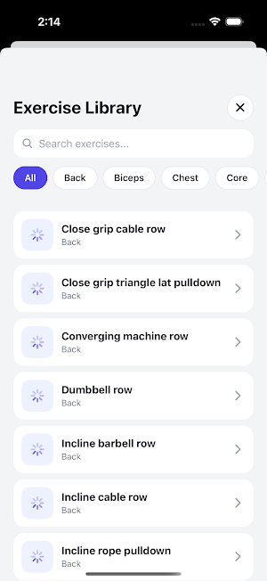 EM Fit System Screenshot 2
