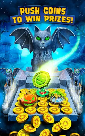 Coin Pusher Halloween Night - Haunted House Casino Screenshot 2