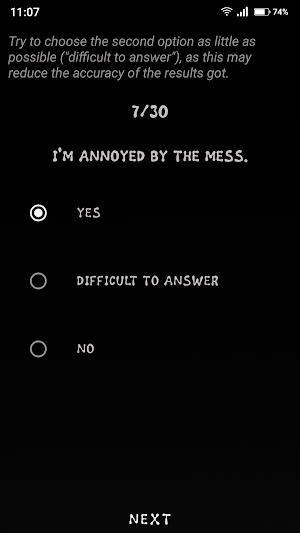 Test: my profession Screenshot 2