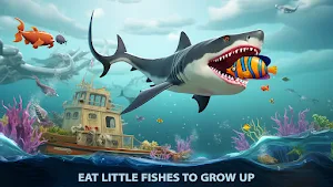 Angry White Shark Hunting Game Screenshot 3