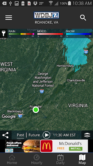 WDBJ7 Weather & Traffic Screenshot 2