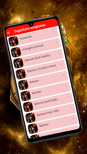 Superhero ringtones Screenshot 0