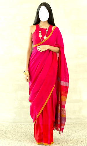 Women Cotton Saree Photo Suit Screenshot 3