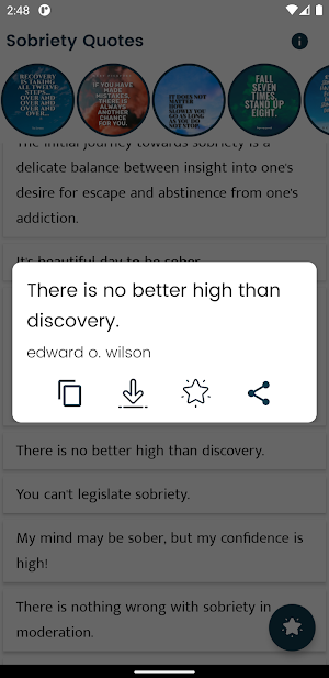 Sobriety Quotes and Sayings Screenshot 1