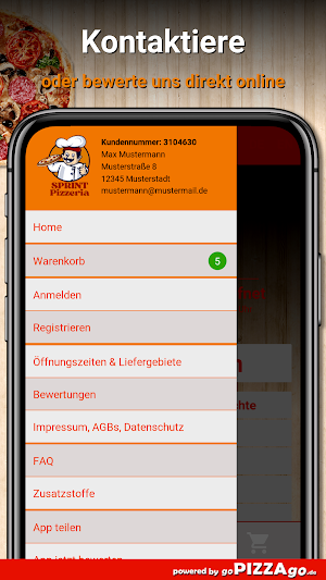 Pizzeria Sprint Screenshot 2