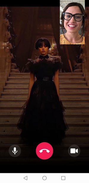 Wednesday Addams Fake Call. Screenshot 3