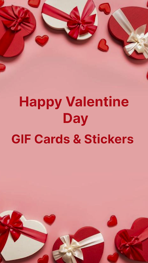 Valentine Day GIF & Stickers Screenshot 0