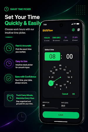 ShiftFlow: Work Hours Tracker Screenshot 2