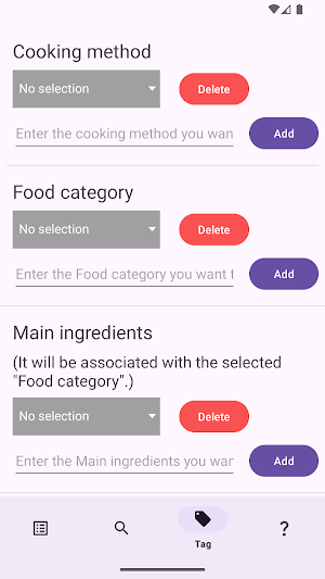 Organize recipes App Screenshot 3
