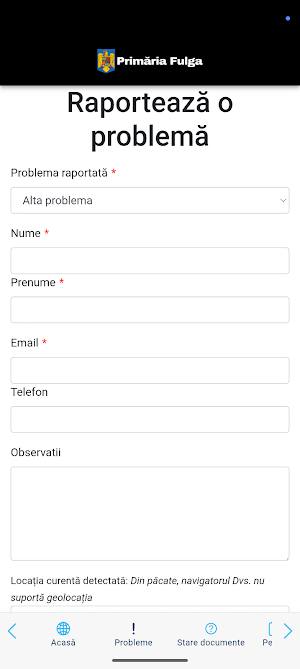 Fulga App Screenshot 1