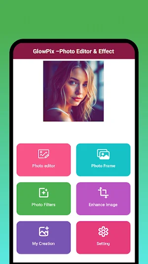 GlowPix -Photo Editor & Effect Screenshot 1