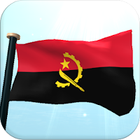 Angola Flag 3D Free Wallpaper