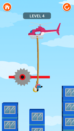 Rope Copter -新感覚ロープパズル- Screenshot 0