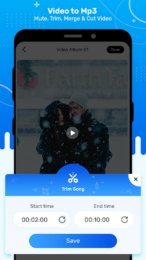 Video to Mp3 : Mute, Trim, Merge & Cut Video Screenshot 1