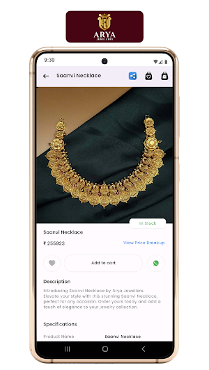 ARYA JEWELLERS Screenshot 2