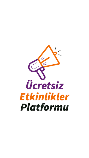 Ücretsiz Etkinlikler Platformu Screenshot 0