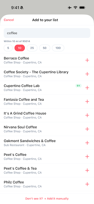 iGotta...Local Recommendations Screenshot 1