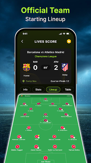 Football Live Score Updates Screenshot 2