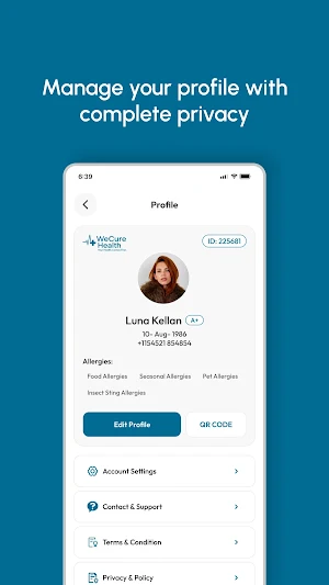 WeCure Health Screenshot 0