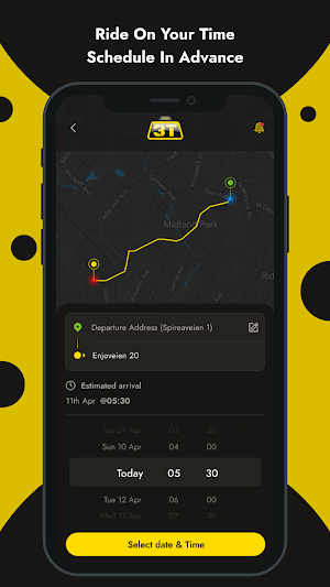 3T- request a ride Screenshot 2