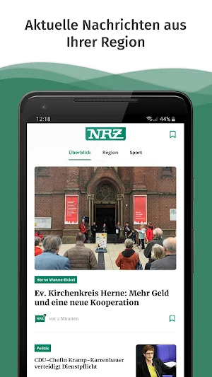 NRZ.de Screenshot 0