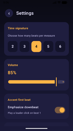 BeatKeeper Screenshot 2