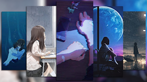 Sad Anime Girls Wallpapers 4K Screenshot 2