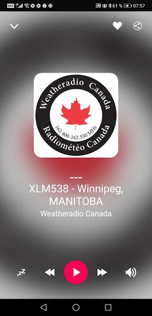 Weatheradio Canada App Radio S Screenshot 2