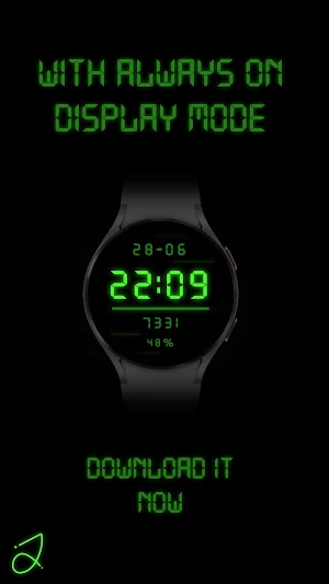 Simple Glow Watch Face Screenshot 3