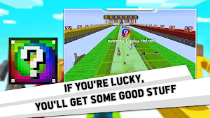 Lucky Block Race Mod for MCPE Screenshot 2