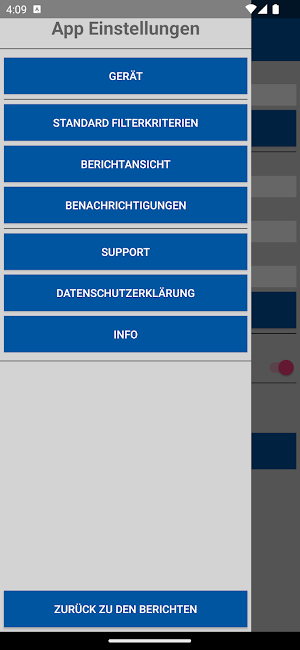 amedes Befundauskunft Screenshot 2