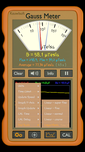 Gauss Meter Screenshot 2