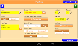 InteliComp life & term quotes Screenshot 3