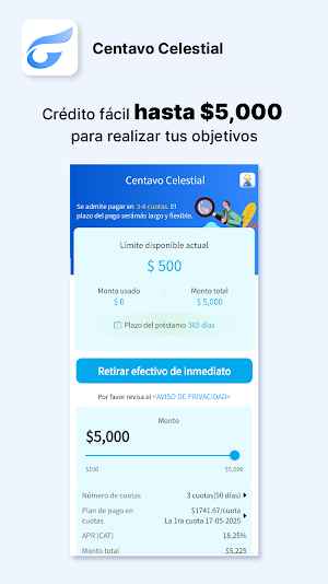 Centavo Celestial-Préstamo Screenshot 0