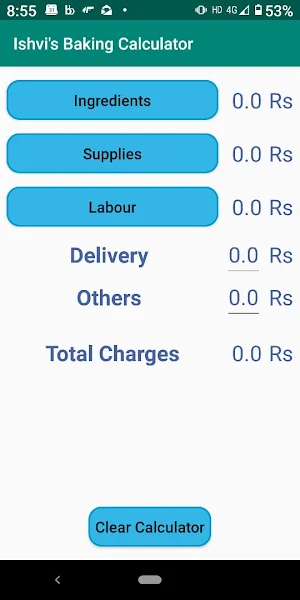 Baking Cost Calculator Screenshot 3