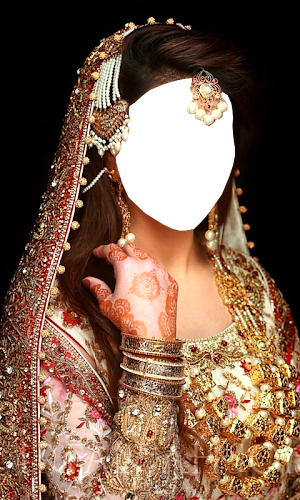 Indian Bride Wedding Photo Montage Screenshot 0