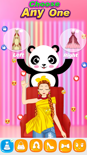 Dress up Left Right Games Screenshot 0