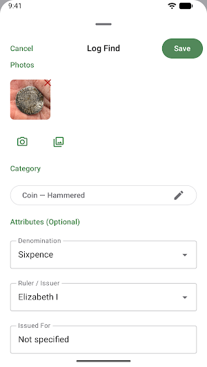 My Finds - Metal Detecting Screenshot 2
