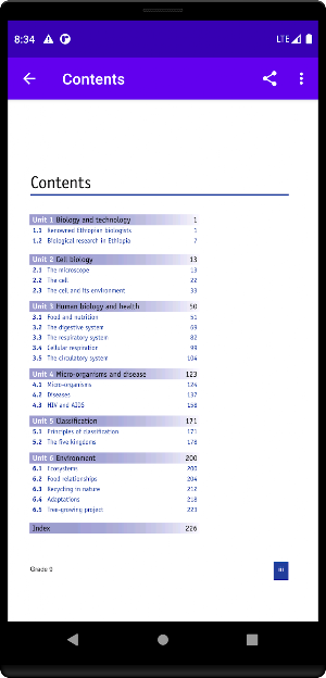 Biology Grade 9 Screenshot 1
