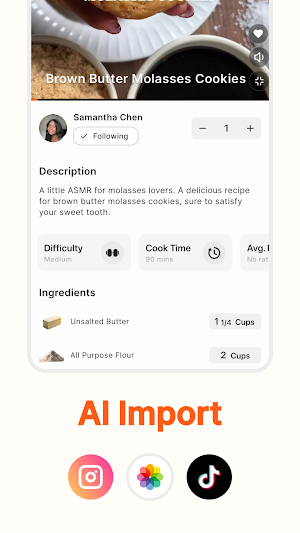 Sizzle - Discover, Shop, Cook! Screenshot 2