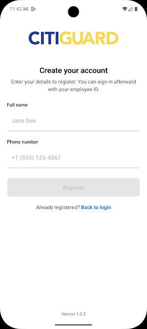 Citiguard Security Screenshot 1