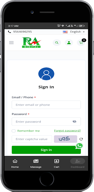 R.A. Digital Ecommerce Screenshot 2