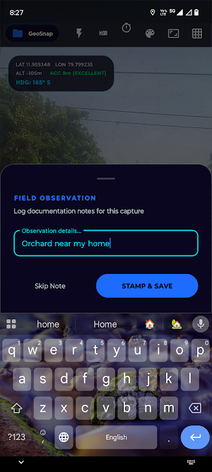 GeoSnap: GPS Camera Map Stamp Screenshot 2