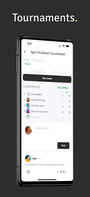Turf - Local Sport Tournaments Screenshot 1