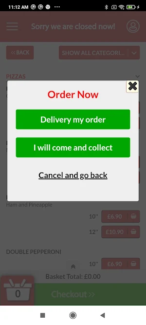 Valentinos Pizza Sheffield Screenshot 3