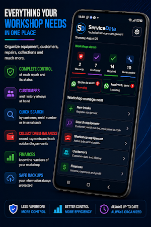 ServiceData Repair Shop Screenshot 0